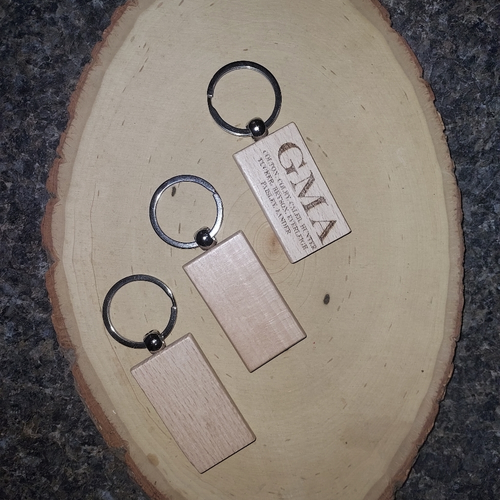 Custom Wood Key Chains